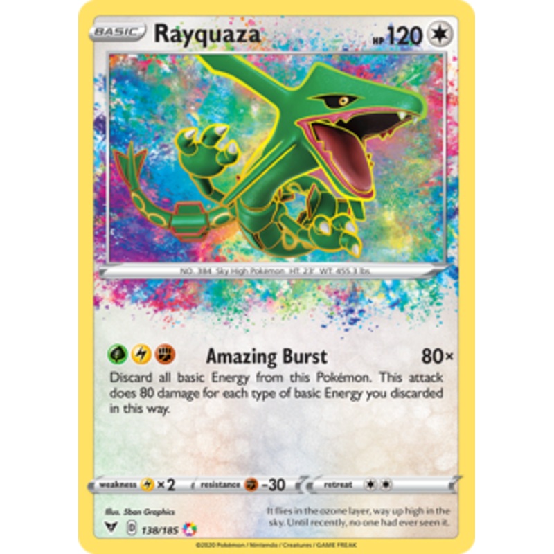 Rayquaza (138/185) [Sword & Shield: Vivid Voltage]