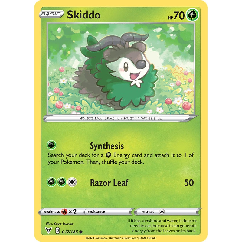 Skiddo (017/185) [Sword & Shield: Vivid Voltage]