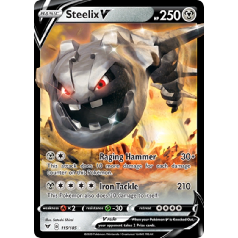 Steelix V (115/185) [Sword & Shield: Vivid Voltage]