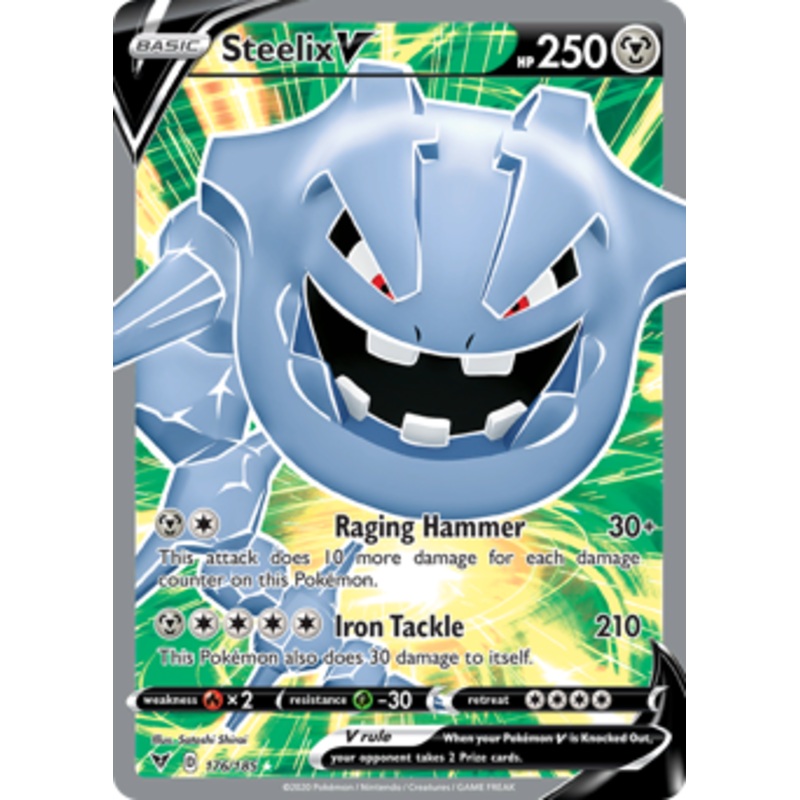 Steelix V (176/185) [Sword & Shield: Vivid Voltage]