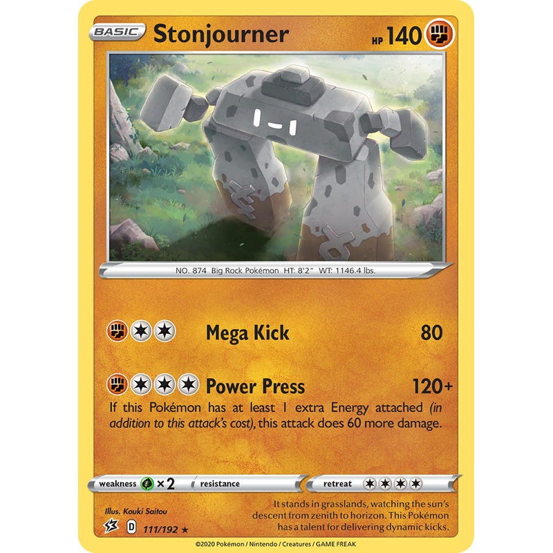 Stonjourner (111/192) (Theme Deck Exclusive) [Sword & Shield: Rebel Clash]