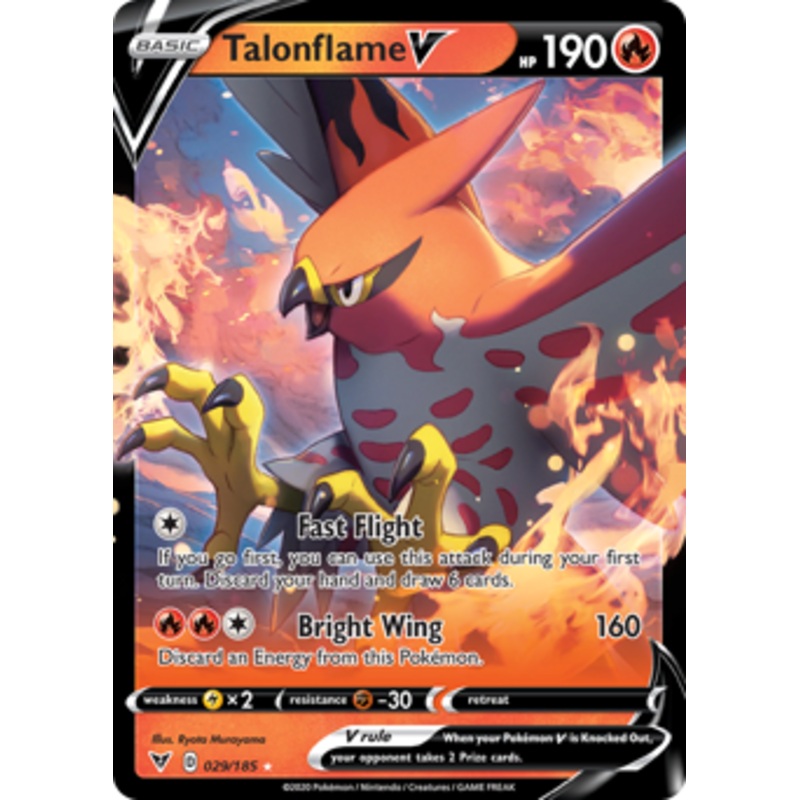 Talonflame V (029/185) [Sword & Shield: Vivid Voltage]