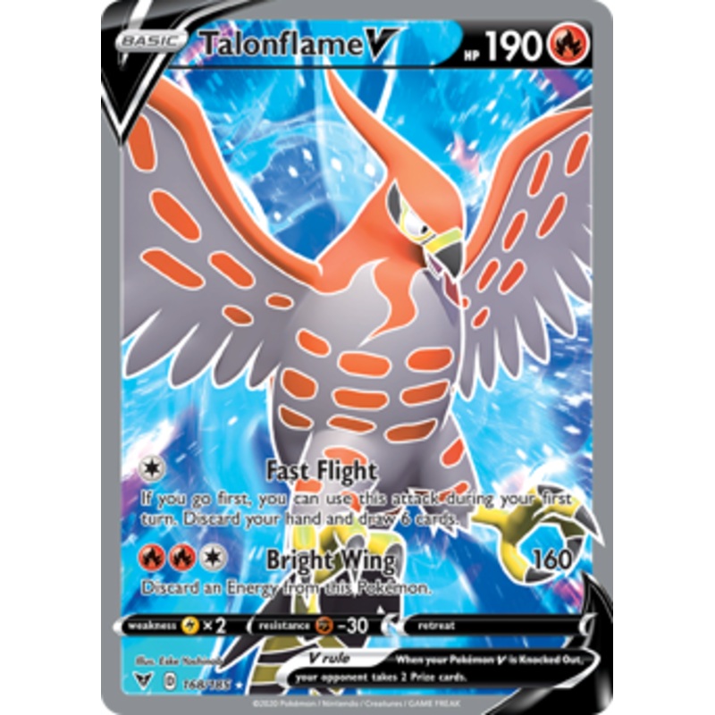 Talonflame V (168/185) [Sword & Shield: Vivid Voltage]