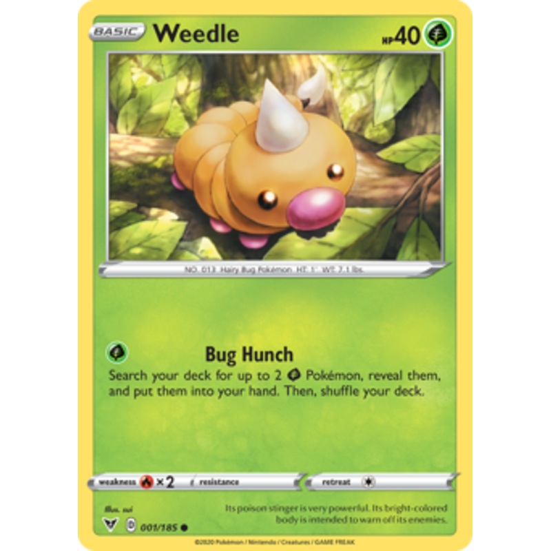 Weedle (001/185) [Sword & Shield: Vivid Voltage]