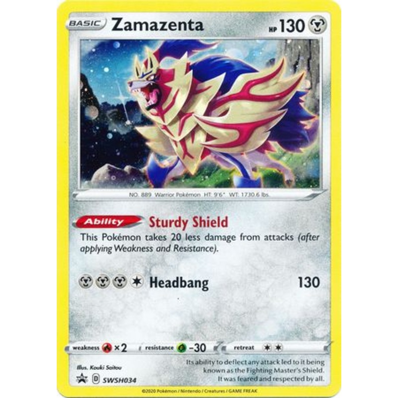 Zamazenta (SWSH034) [Sword & Shield: Black Star Promos]