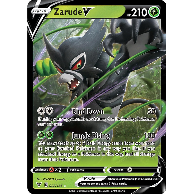 Zarude V (022/185) [Sword & Shield: Vivid Voltage]
