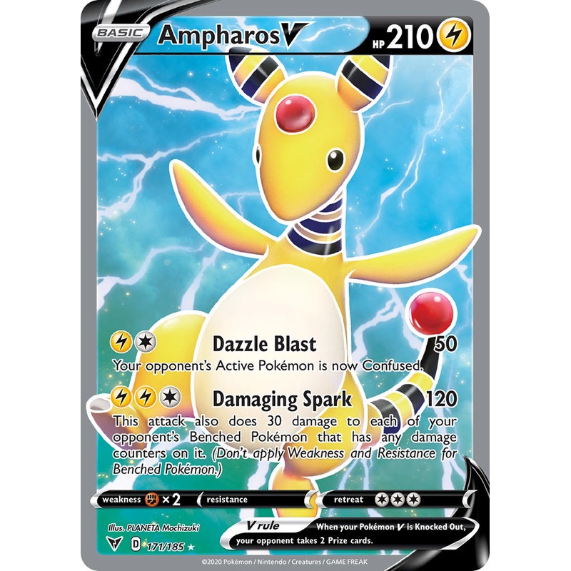 Ampharos V (171/185) [Sword & Shield: Vivid Voltage]