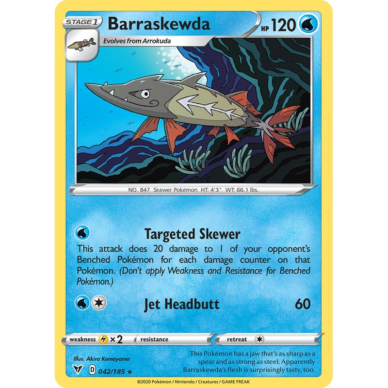 Barraskewda (042/185) [Sword & Shield: Vivid Voltage]