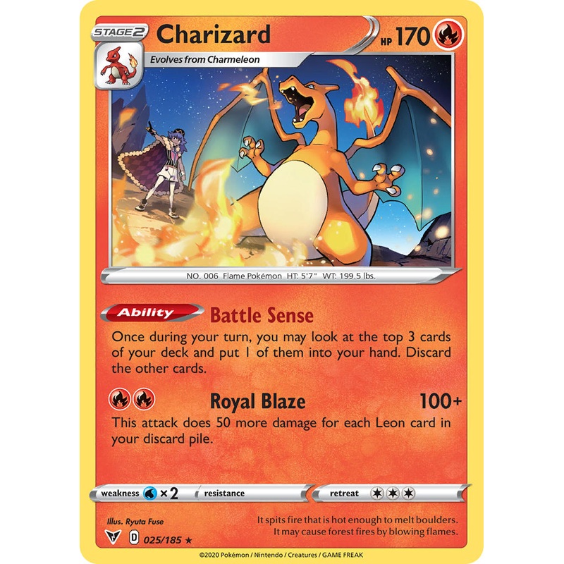 Charizard (025/185) [Sword & Shield: Vivid Voltage]