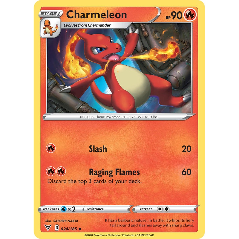 Charmeleon (024/185) [Sword & Shield: Vivid Voltage]