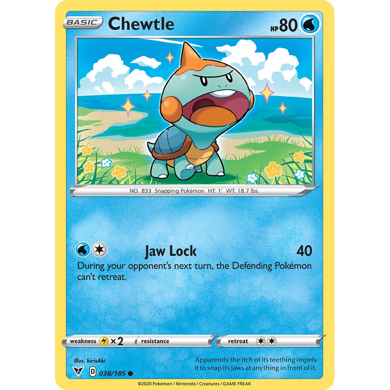 Chewtle (038/185) [Sword & Shield: Vivid Voltage]