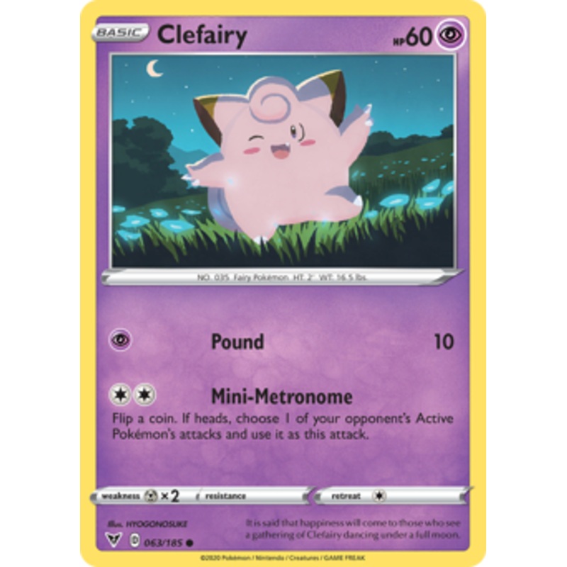 Clefairy (063/185) [Sword & Shield: Vivid Voltage]