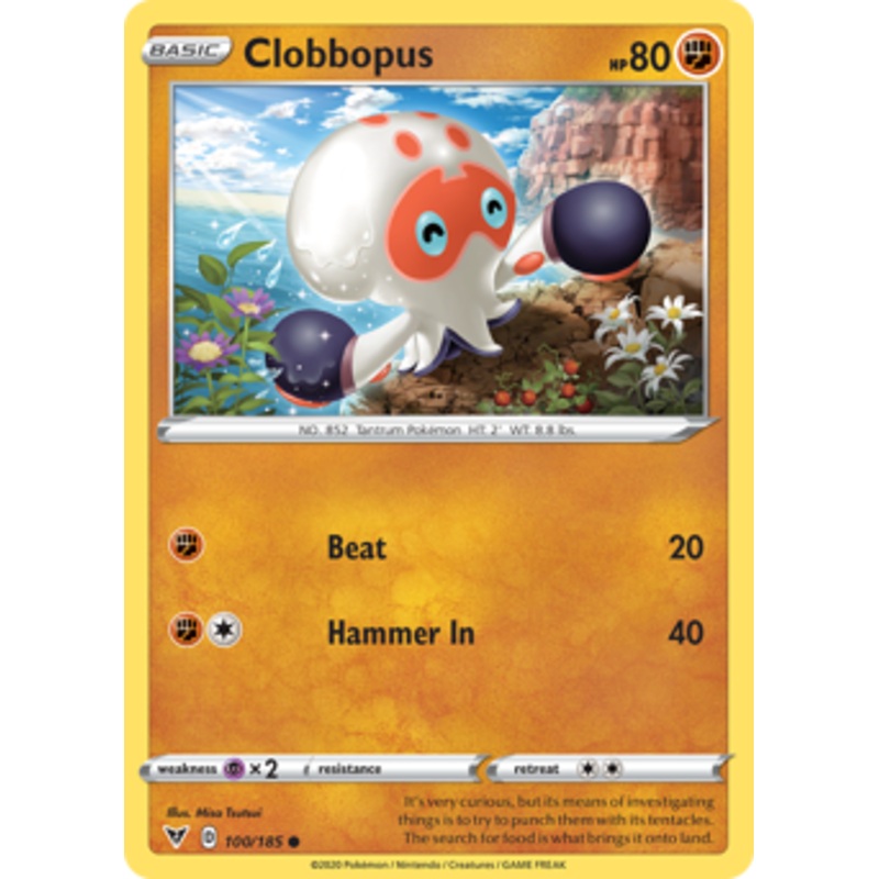 Clobbopus (100/185) [Sword & Shield: Vivid Voltage]