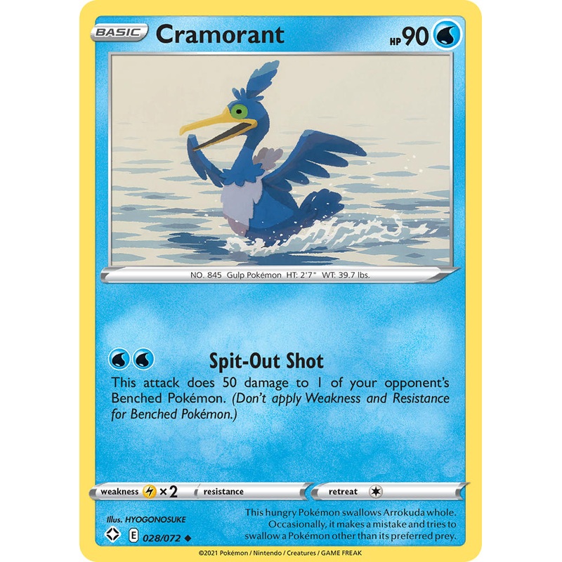 Cramorant (028/072) [Sword & Shield: Shining Fates]