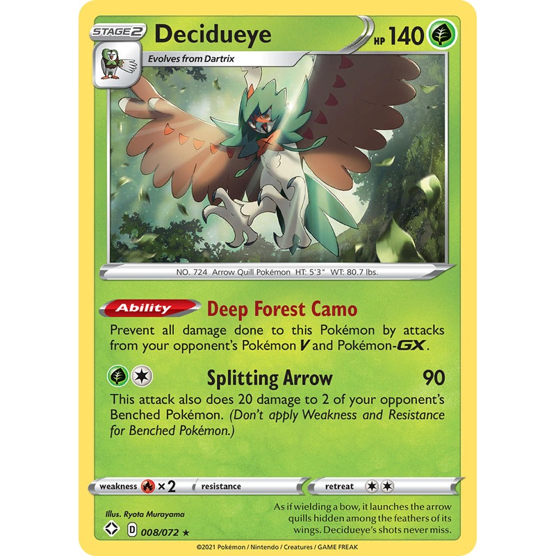 Decidueye (008/072) [Sword & Shield: Shining Fates]