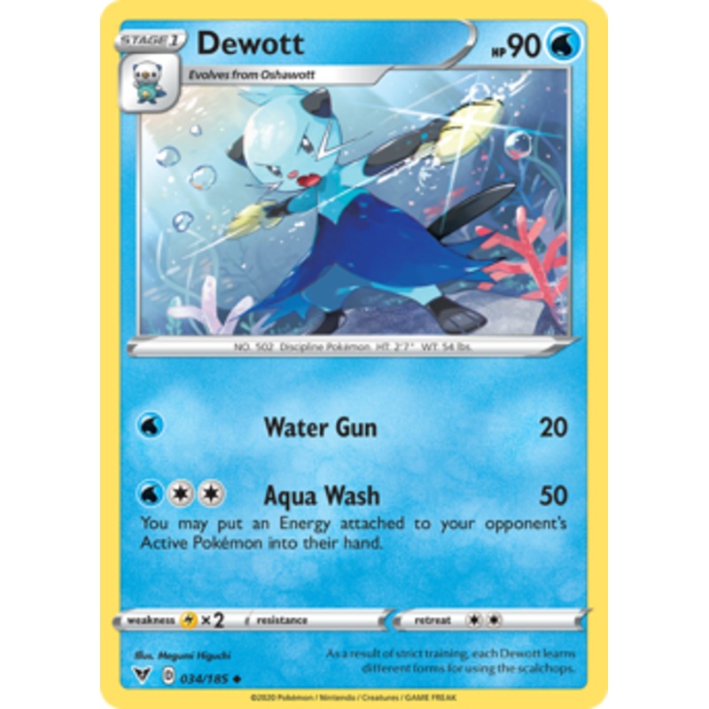 Dewott (034/185) [Sword & Shield: Vivid Voltage]