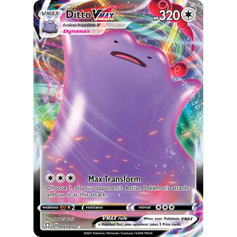 Ditto VMAX (051/072) [Sword & Shield: Shining Fates]