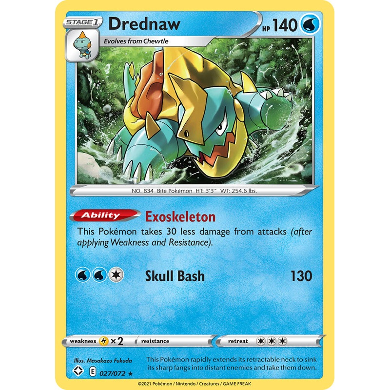 Drednaw (027/072) [Sword & Shield: Shining Fates]