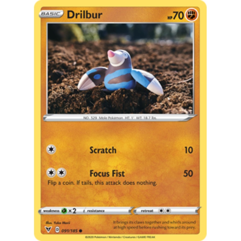 Drilbur (091/185) [Sword & Shield: Vivid Voltage]