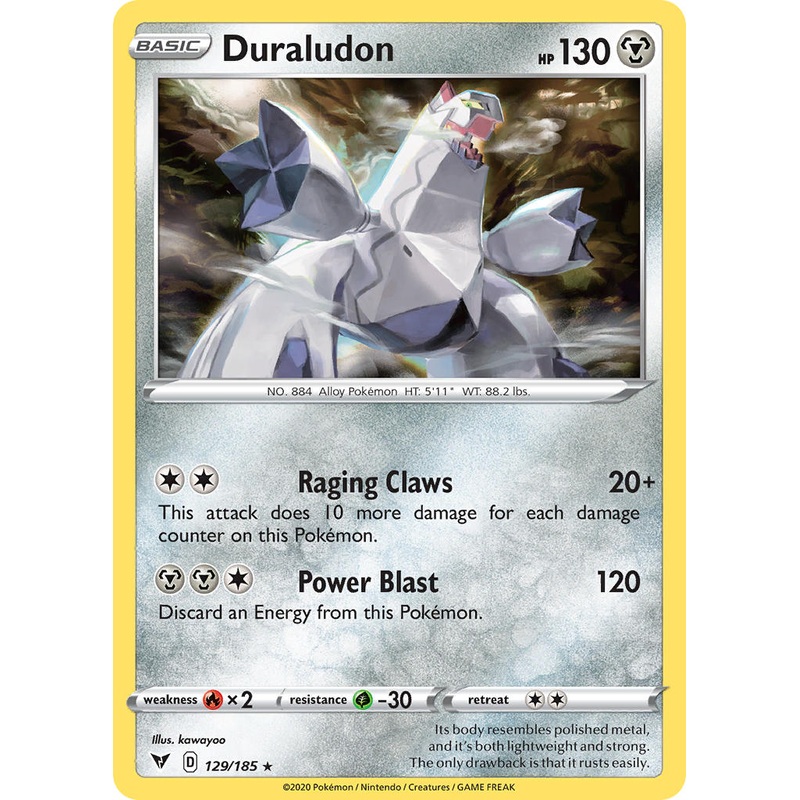 Duraludon (129/185) [Sword & Shield: Vivid Voltage]