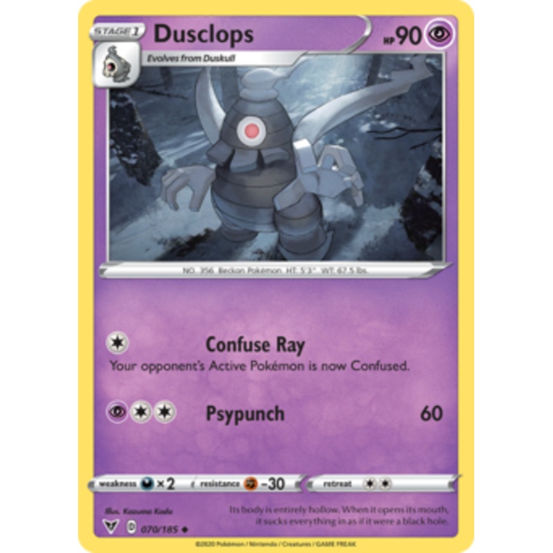 Dusclops (070/185) [Sword & Shield: Vivid Voltage]