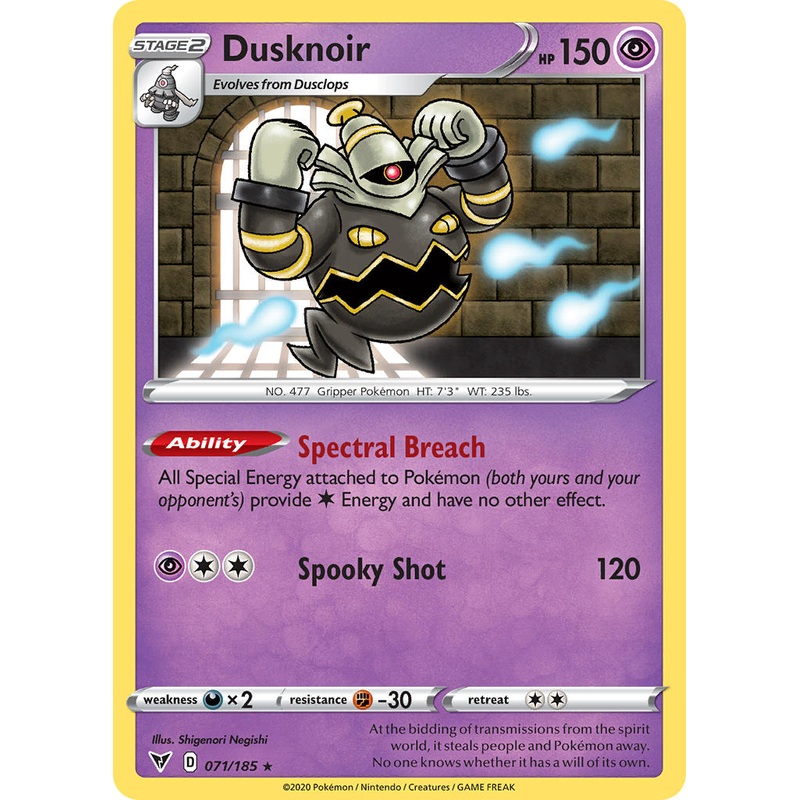 Dusknoir (071/185) [Sword & Shield: Vivid Voltage]