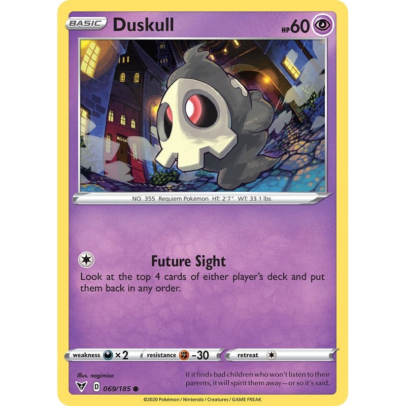 Duskull (069/185) [Sword & Shield: Vivid Voltage]