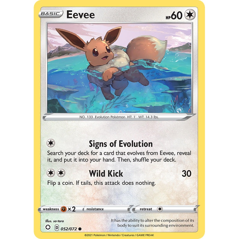 Eevee (052/072) [Sword & Shield: Shining Fates]