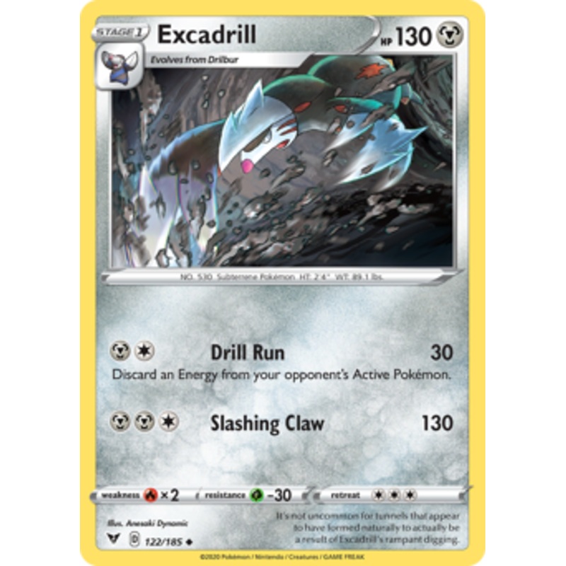 Excadrill (122/185) [Sword & Shield: Vivid Voltage]