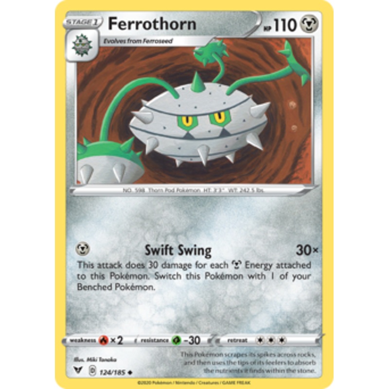 Ferrothorn (124/185) [Sword & Shield: Vivid Voltage]