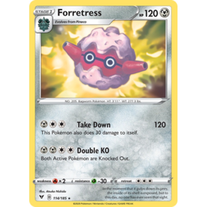 Forretress (114/185) [Sword & Shield: Vivid Voltage]