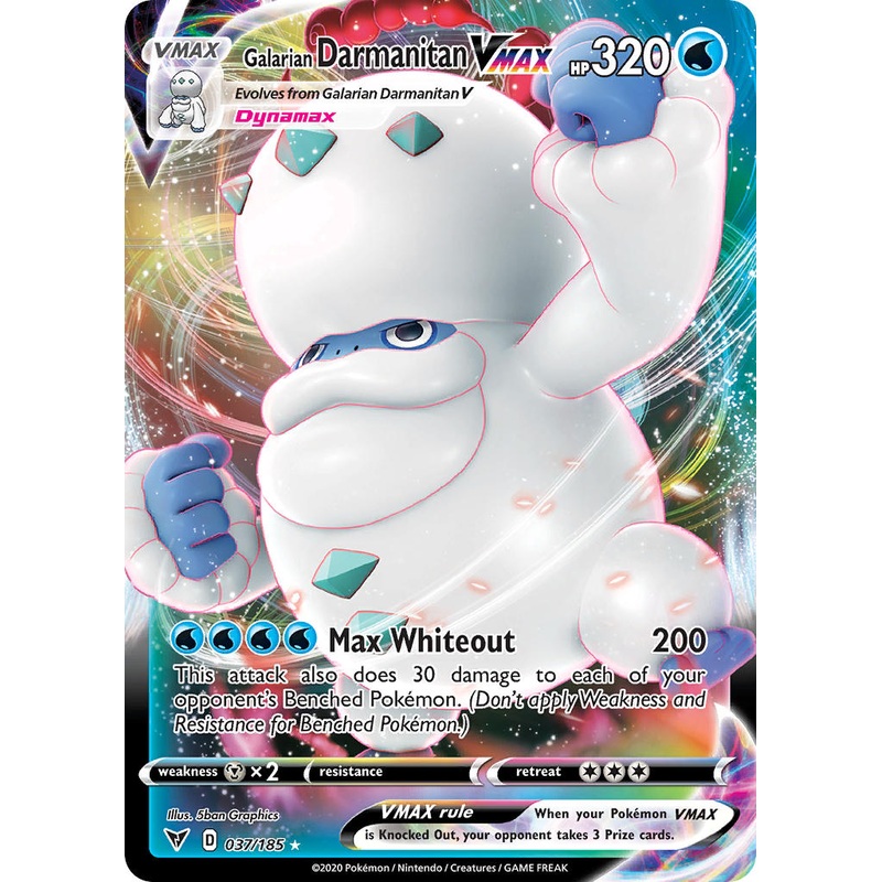 Galarian Darmanitan VMAX (037/185) [Sword & Shield: Vivid Voltage]
