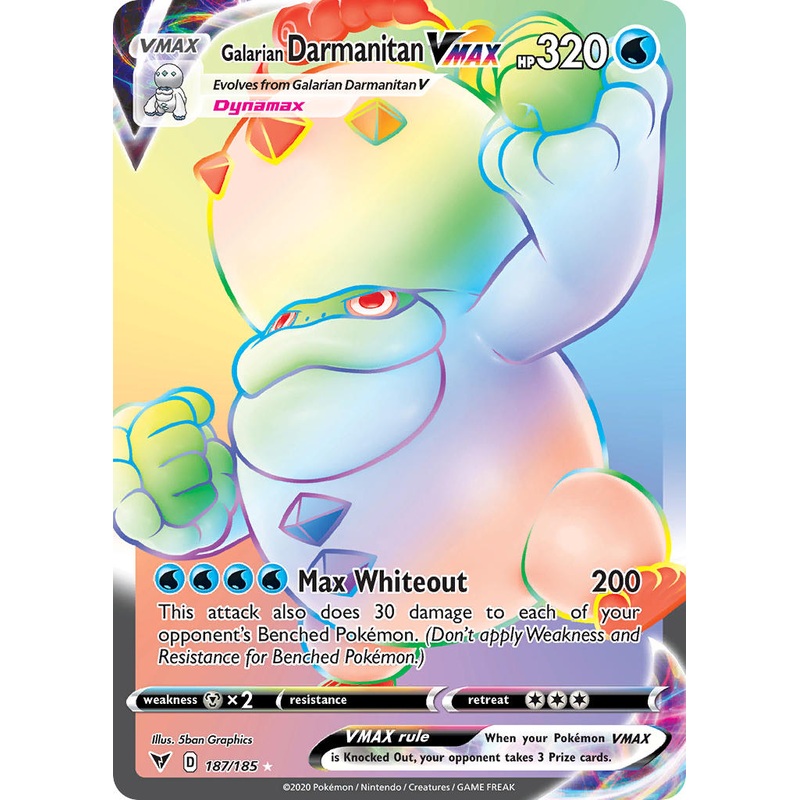 Galarian Darmanitan VMAX (187/185) [Sword & Shield: Vivid Voltage]