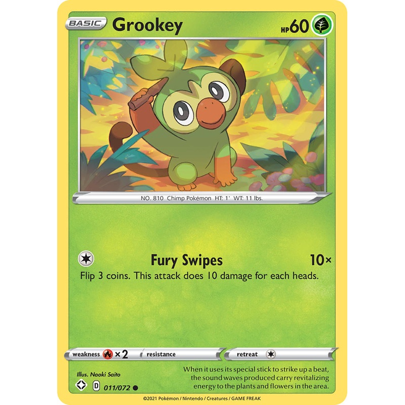 Grookey (011/072) [Sword & Shield: Shining Fates]