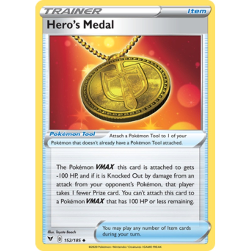 Hero's Medal (152/185) [Sword & Shield: Vivid Voltage]