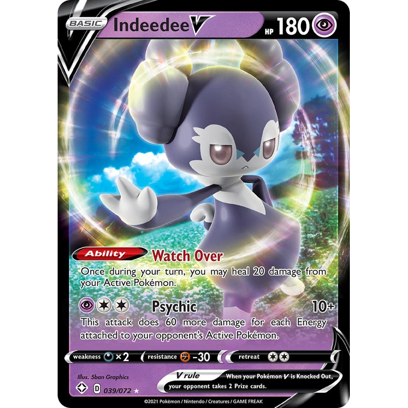 Indeedee V (039/072) [Sword & Shield: Shining Fates]