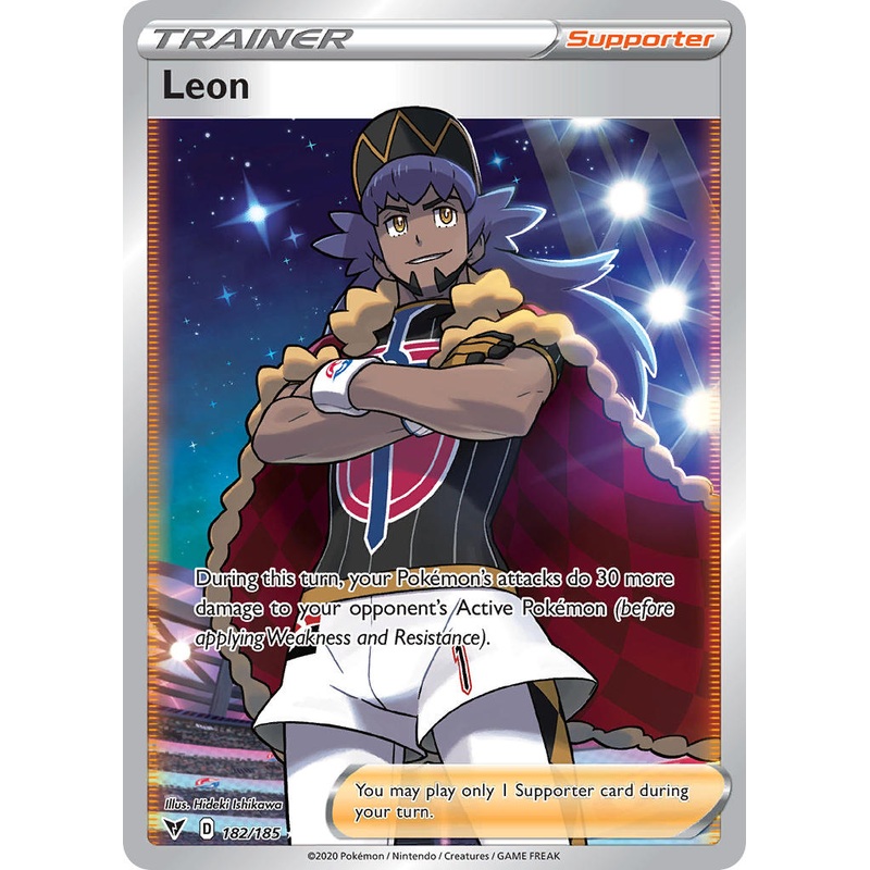 Leon (182/185) [Sword & Shield: Vivid Voltage]