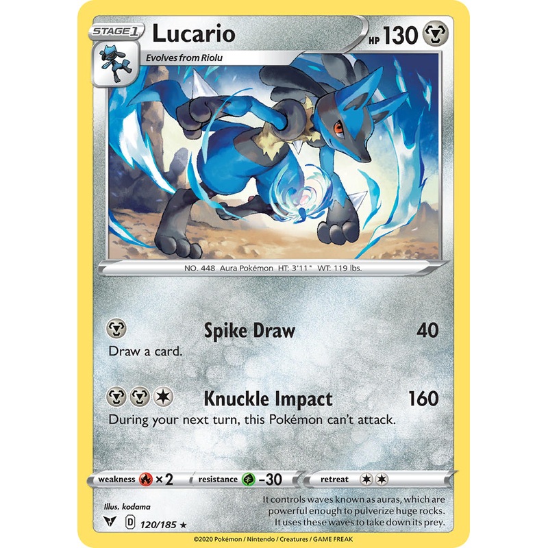 Lucario (120/185) [Sword & Shield: Vivid Voltage]