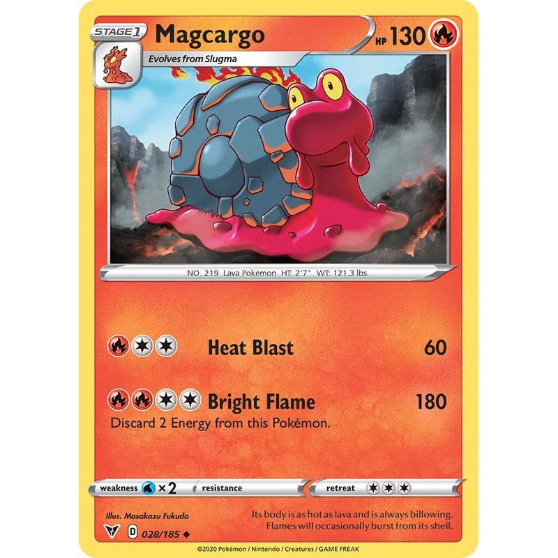 Magcargo (028/185) [Sword & Shield: Vivid Voltage]
