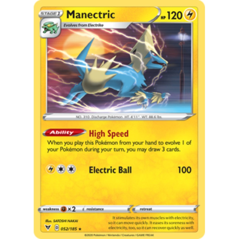 Manectric (052/185) [Sword & Shield: Vivid Voltage]