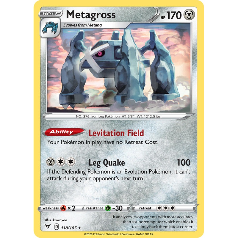 Metagross (118/185) [Sword & Shield: Vivid Voltage]