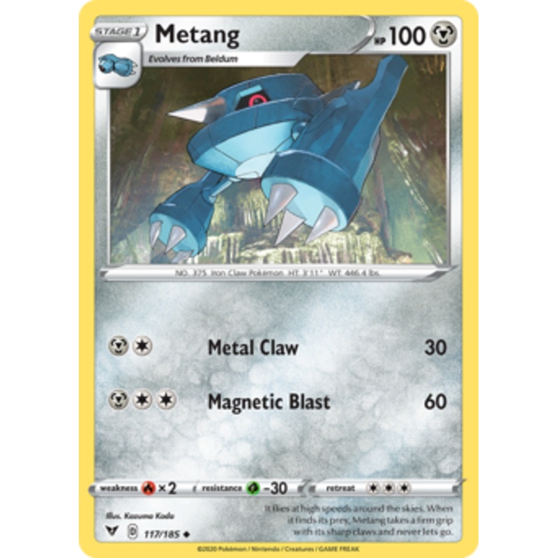 Metang (117/185) [Sword & Shield: Vivid Voltage]