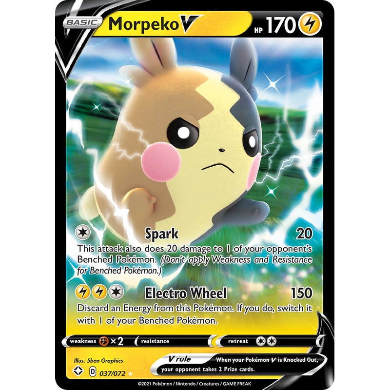 Morpeko V (037/072) [Sword & Shield: Shining Fates]