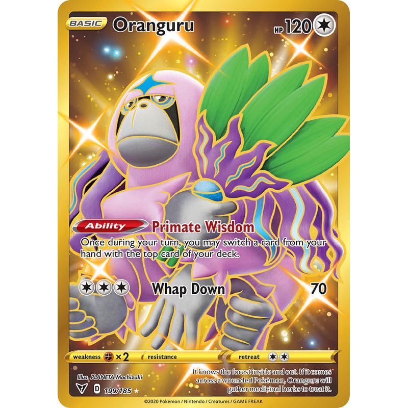 Oranguru (199/185) [Sword & Shield: Vivid Voltage]