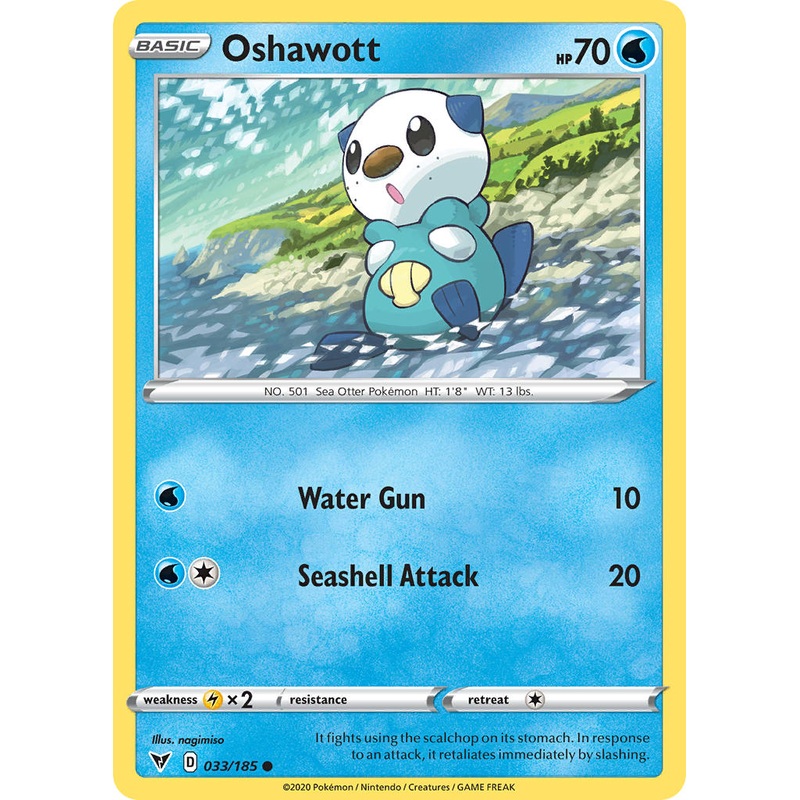 Oshawott (033/185) [Sword & Shield: Vivid Voltage]