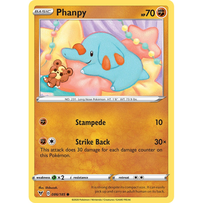 Phanpy (086/185) [Sword & Shield: Vivid Voltage]