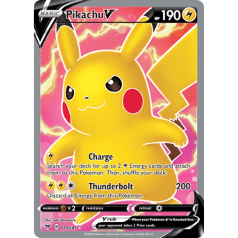 Pikachu V (170/185) [Sword & Shield: Vivid Voltage]