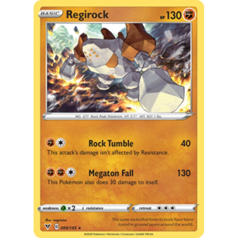 Regirock (089/185) [Sword & Shield: Vivid Voltage]