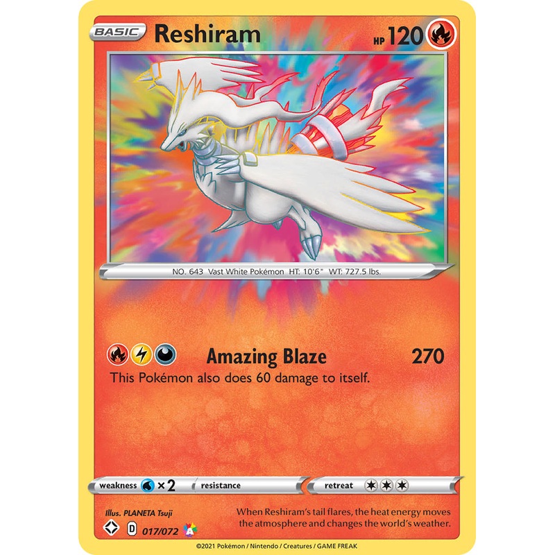 Reshiram (017/072) [Sword & Shield: Shining Fates]