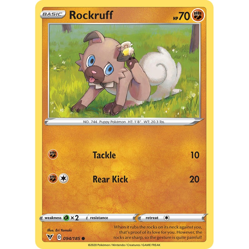 Rockruff (094/185) [Sword & Shield: Vivid Voltage]